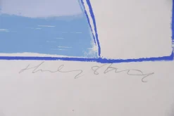 Abstrakte moderne Farblithographie von Hardy Strid, 1950er