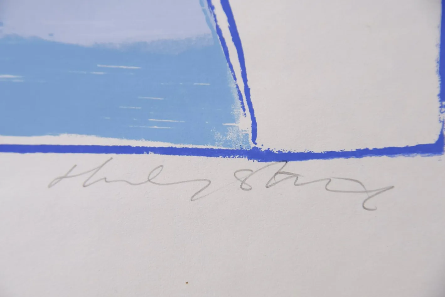 Abstrakte moderne Farblithographie von Hardy Strid, 1950er