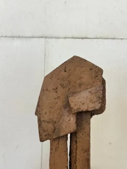Abstrakte Skulptur aus Schamotte, 1960er