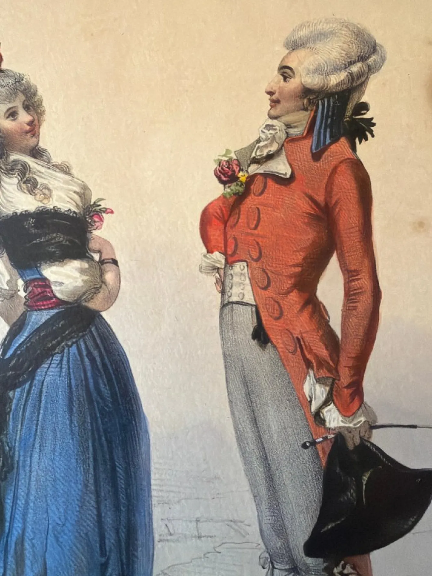 Achille Devéria, Französisches Hof-Kostüm, 1847, Lithographie