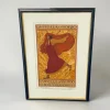 Adolfo De Carolis, Iorio's Daughter, Original Lithograph, 1914, Framed
