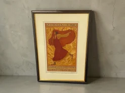 Adolfo De Carolis, Iorio's Daughter, Original Lithograph, 1914, Framed