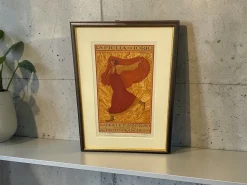 Adolfo De Carolis, Iorio's Daughter, Original Lithograph, 1914, Framed