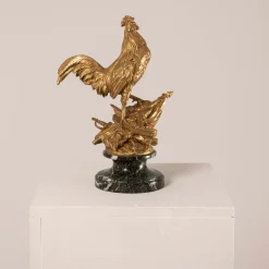 After Arthur Comte, Du Passage, 1890er, Bronze auf Marmorsockel