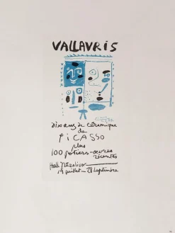 AF Vallauris 10 Jahre Keramik Poster von Pablo Picasso, 1959