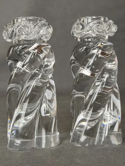 Aladin Kerzenhalter von Baccarat, 1950er, 2er Set