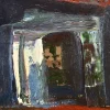Aleksandr Rodin, Doppelseitige Landschaft, 1980er, Öl auf Karton