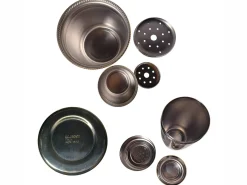 Alessi Mercurio Barwaren Set aus Edelstahl, 1970er, 5er Set