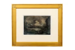 Alfred Kubin, Chinesisches Grab, 1906, Gouache