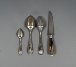 Alpacca Besteck Modell Veritable, 1920er, 48er Set