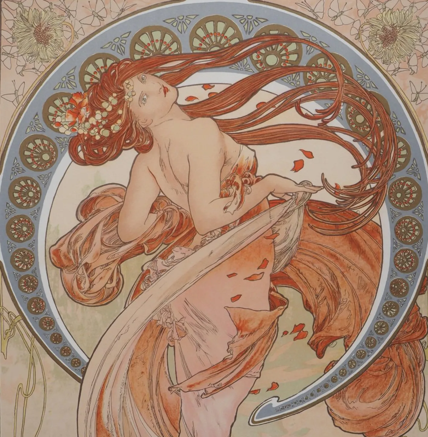 Alphonse Mucha, Les Arts: La Danse, Lithographie