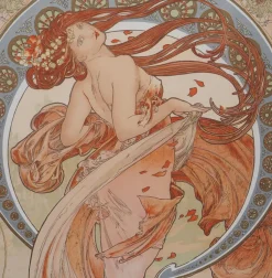 Alphonse Mucha, Les Arts: La Danse, Lithographie