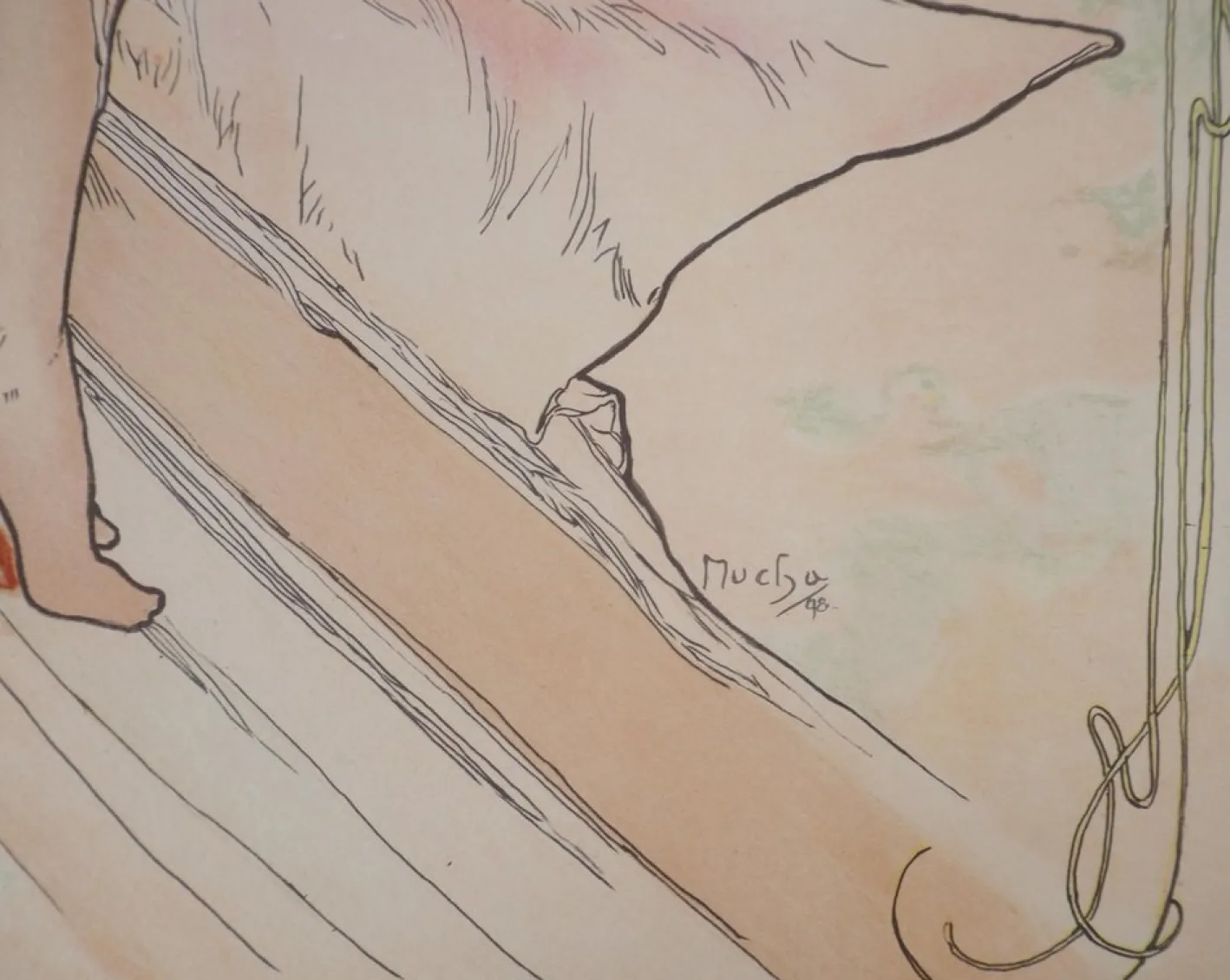 Alphonse Mucha, Les Arts: La Danse, Lithographie