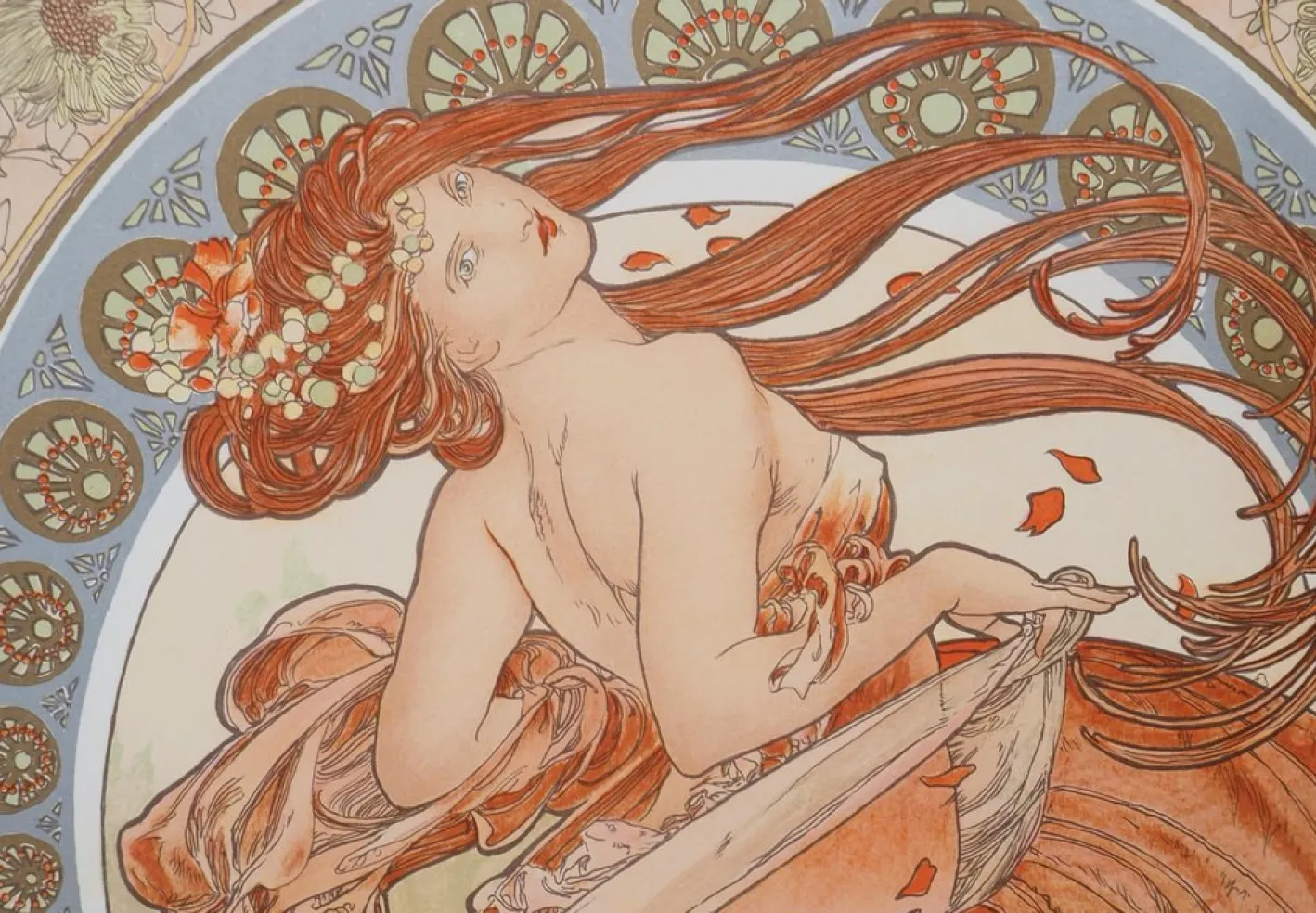 Alphonse Mucha, Les Arts: La Danse, Lithographie