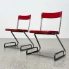 Aluminium Stühle mit Tisch von Cindy Crawford-Steiger für Embru, 3er Set