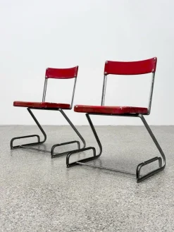 Aluminium Stühle mit Tisch von Cindy Crawford-Steiger für Embru, 3er Set