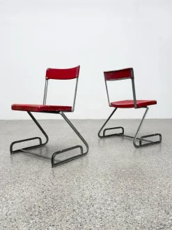 Aluminium Stühle mit Tisch von Cindy Crawford-Steiger für Embru, 3er Set