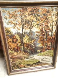 A. Maillien, Herbstlandschaft, Ölgemälde, 1940er