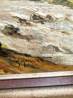 A. Maillien, Herbstlandschaft, Ölgemälde, 1940er
