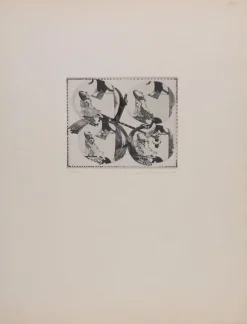 Andre Thomkins, Quadroculiste, Radierung