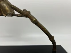 André Vincent Becquerel, Tierskulptur, 1920er-1940er, Bronze auf Marmorsockel