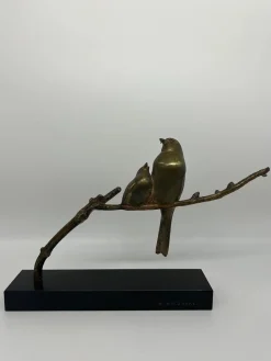 André Vincent Becquerel, Tierskulptur, 1920er-1940er, Bronze auf Marmorsockel