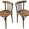Antike Bistro Esszimmerstühle aus Bugholz von Thonet, Jugoslawien, 1960er, 2er Set