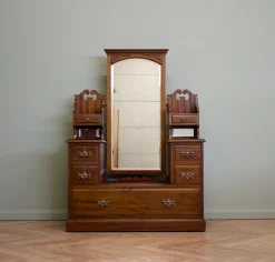 Antike britische edwardianische Frisierkommode, 1900er