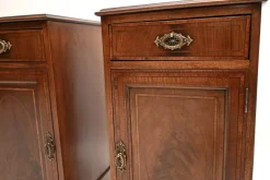 Antike edwardianische Nachttische, 1900, 2er Set