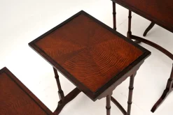 Antike edwardianische Satztische, 1900, 4er Set