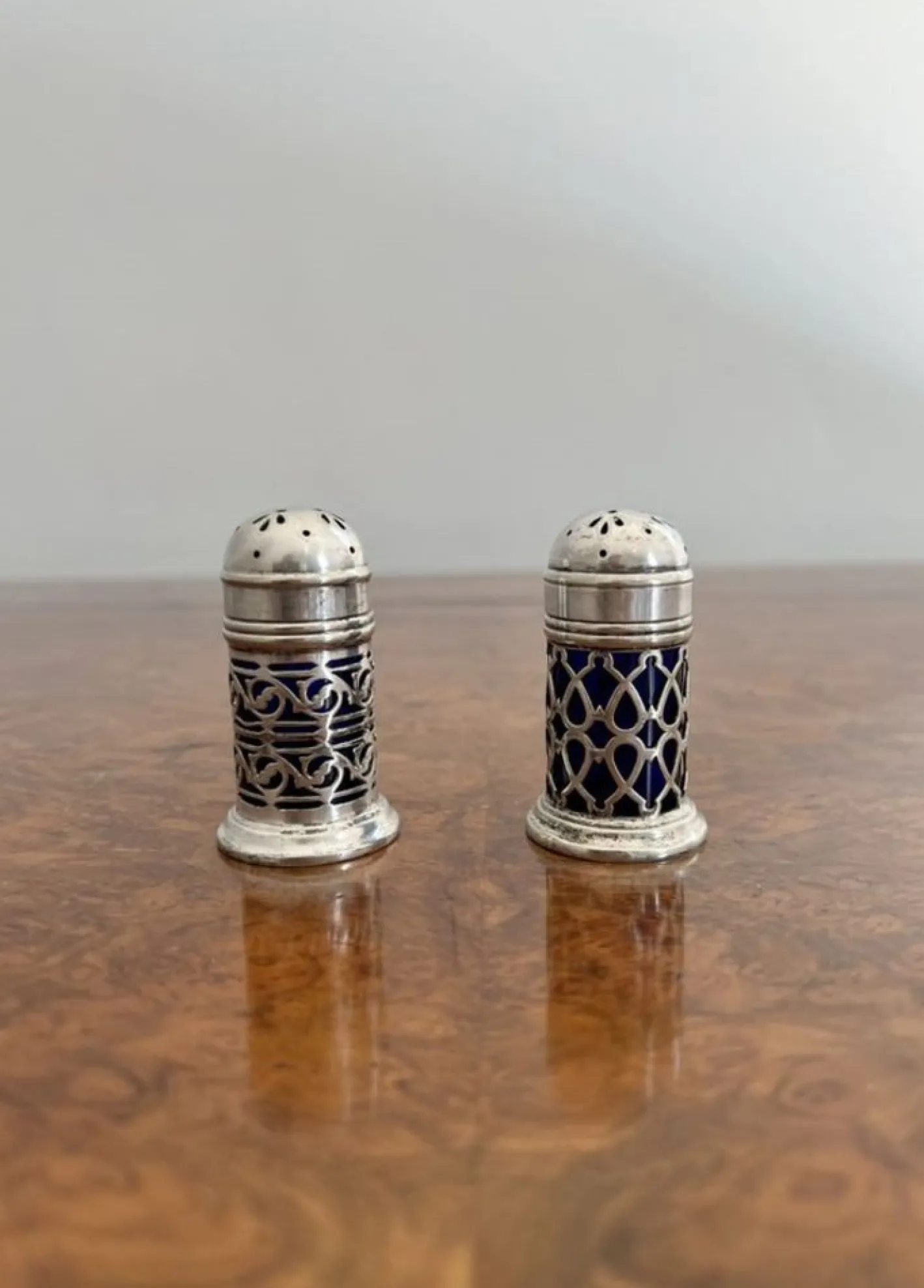 Antike edwardianische Tischschüttler, 1900, 2er Set