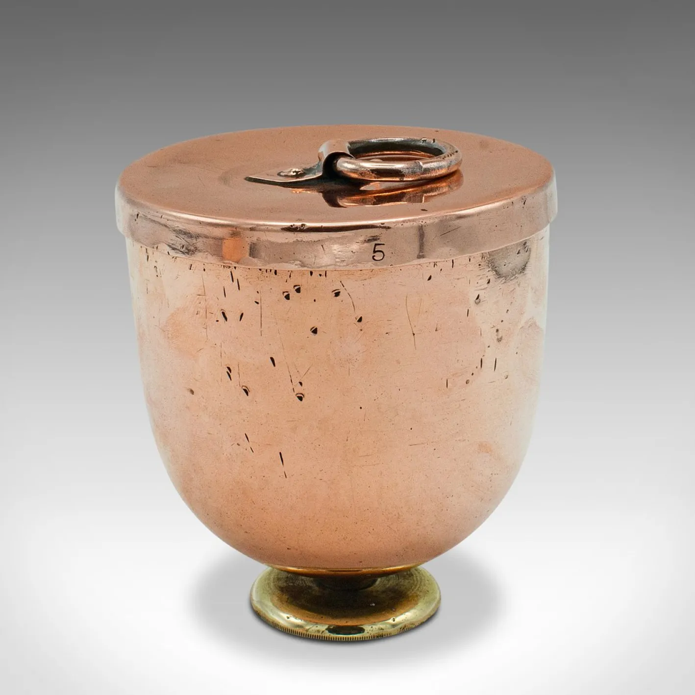 Antike englische Eisformen, 1890er, 2er Set