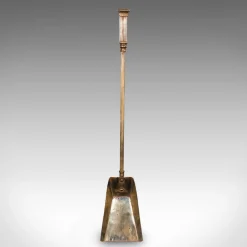 Antike englische Kaminbesteck aus Messing im viktorianischen Stil, 1900er, 3er Set