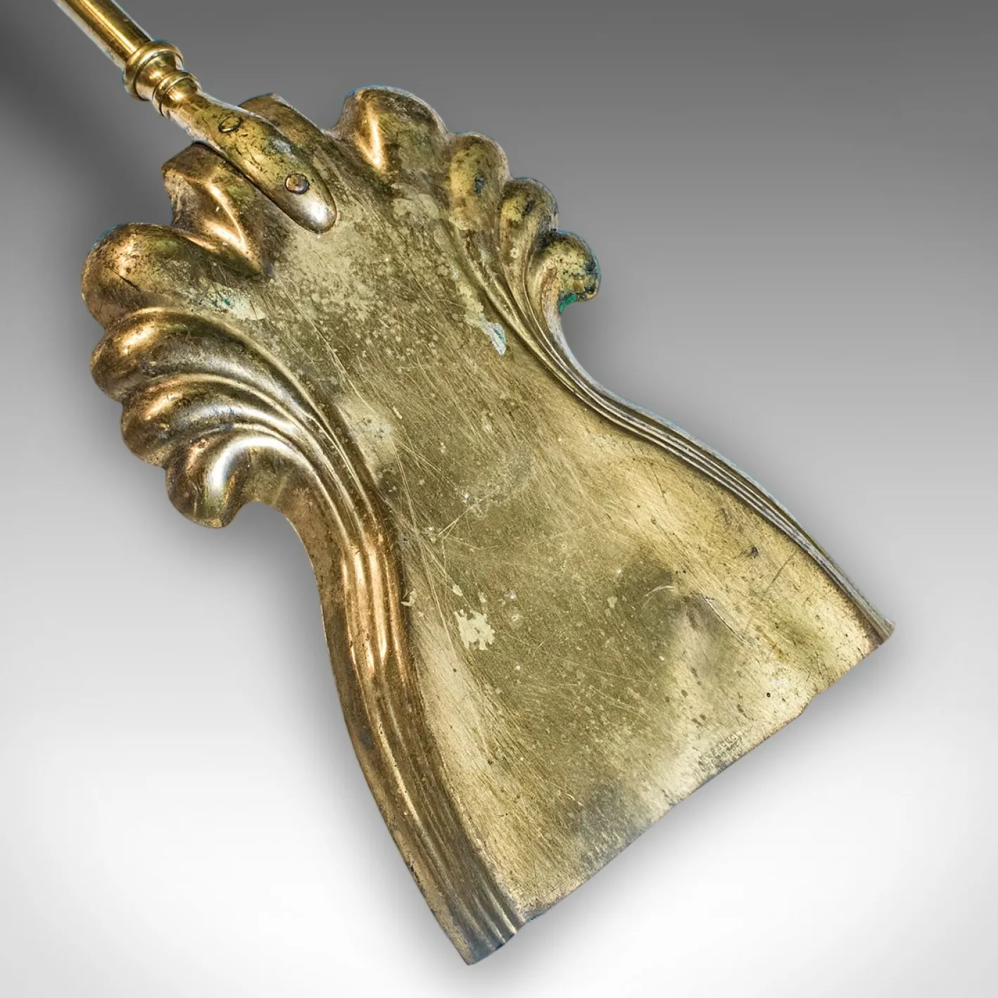 Antike englische Kaminbesteck im viktorianischen Jugendstil, 1900er, 4er Set