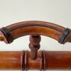 Antike französische Wandgarderobe aus Bambusimitat, 1920er