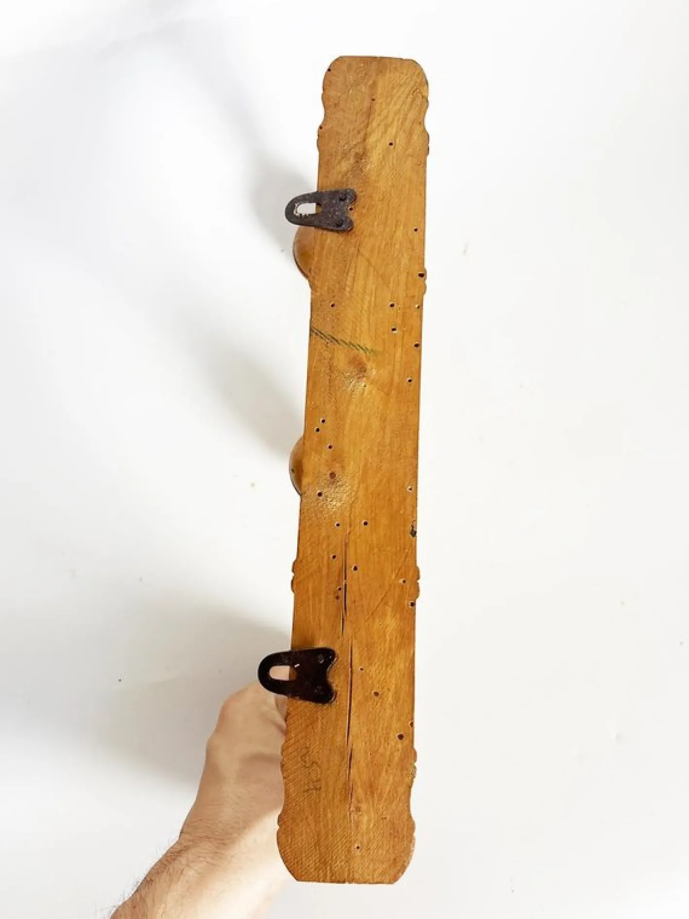 Antike Garderobe aus Holz, Frankreich, 1940er