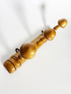 Antike Garderobe aus Holz, Frankreich, 1940er