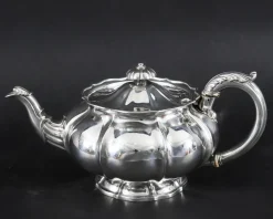 Antike georgische Teekanne aus Sterlingsilber von Paul Storr, 19. Jh