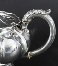 Antike georgische Teekanne aus Sterlingsilber von Paul Storr, 19. Jh