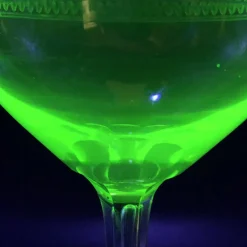 Antike Glaskuppel Weingläser, 1890er, 5 . Set