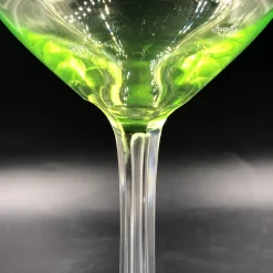 Antike Glaskuppel Weingläser, 1890er, 5 . Set