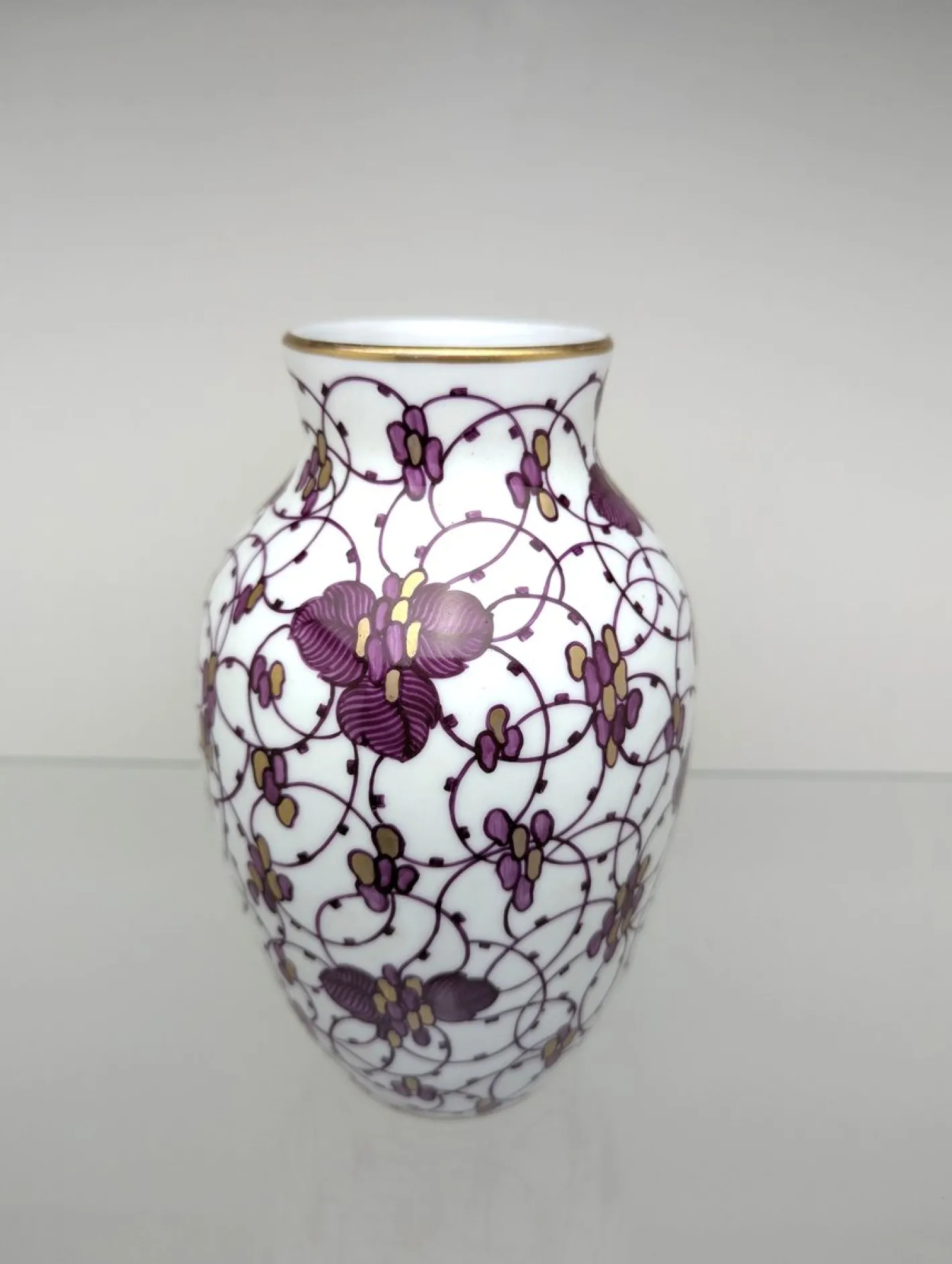 Antike Jugendstil Vase von Adelbert Niemeyer für KPM Nymphenburg, Germany, 1906