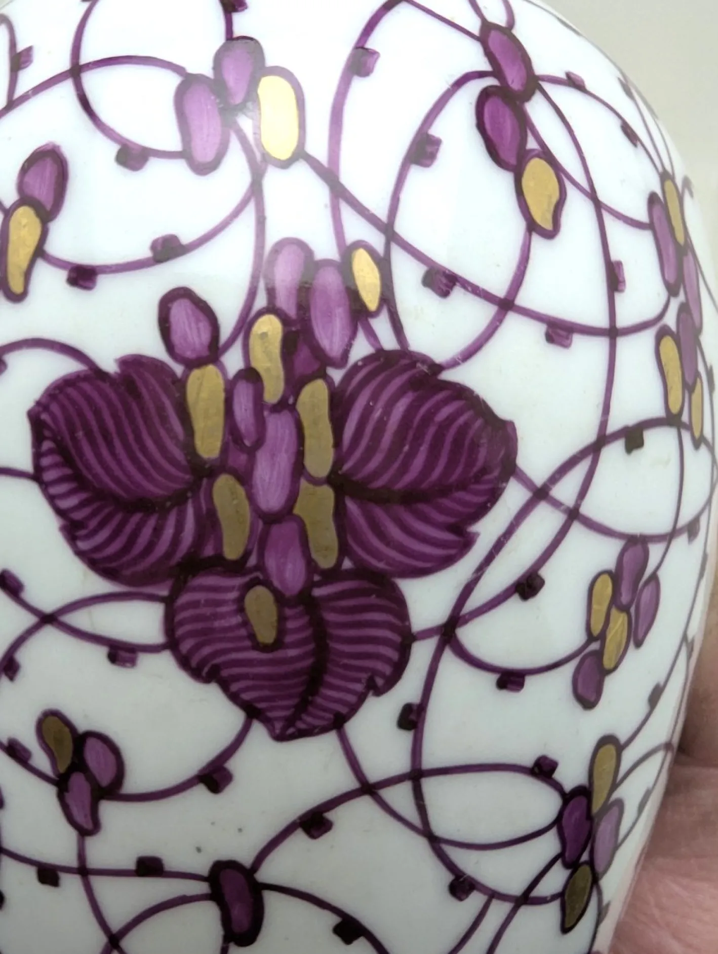 Antike Jugendstil Vase von Adelbert Niemeyer für KPM Nymphenburg, Germany, 1906