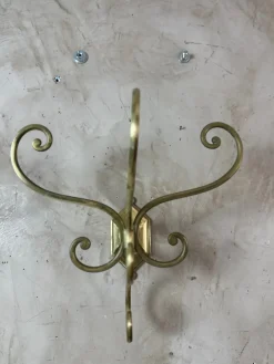 Antike Kleiderhaken aus Messing, 1900, 2er Set