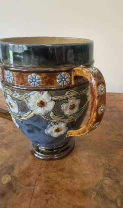 Antike liebevolle Tassen von Royal Doulton, 1900er, 2er Set