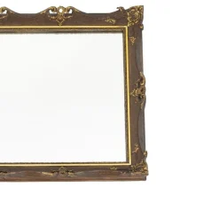 Antike portugiesische Wandspiegel, 1800er, 2er Set