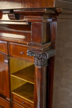 Antiker Biedermeier Sekretär aus Mahagoni, 1840