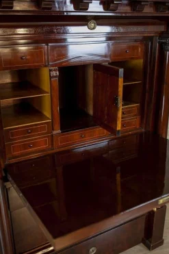 Antiker Biedermeier Sekretär aus Mahagoni, 1840