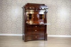 Antiker Biedermeier Sekretär aus Mahagoni, 1840