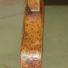 Antiker edwardianischer Feuerschutz aus Leder mit Prägung und Kartendekoration, 1900